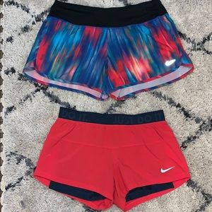 NWOT 2 women’s Nike shorts size M